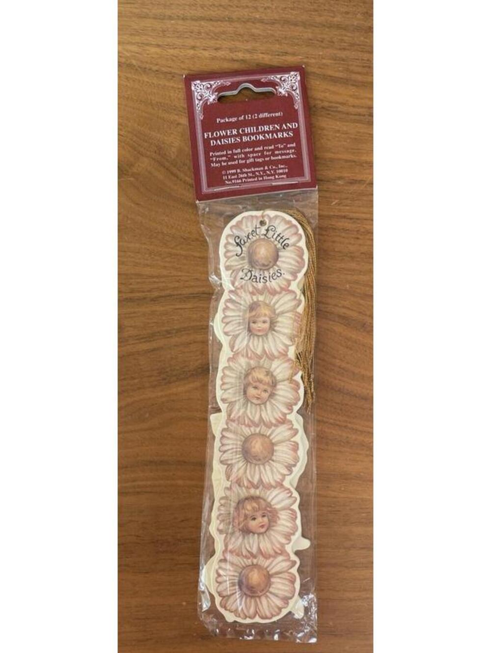 Flower Children & Sweet Little Daisies Bookmarks Set Of 12 Shackman Tom Tierny